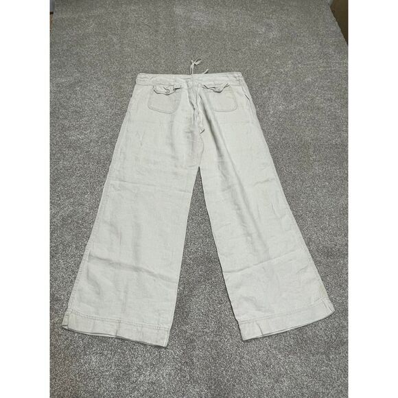 Atmosphere wide leg pants womens sz 12 drawstring linen beach wear lightweight - Picture 2 of 12